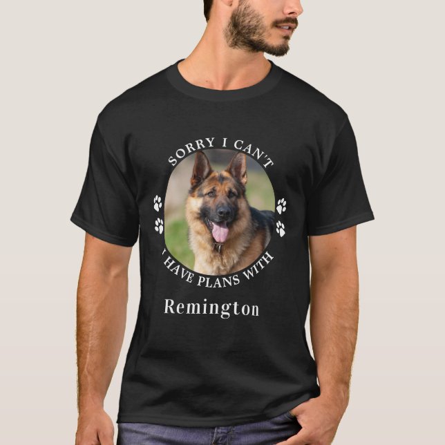 Camiseta Planos Com Minha Foto Personalizada De Pet Cachorr (Frente)