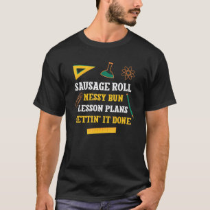 Camiseta Planos de Aula de Rolo de Salsicha Desgrenhado Pro