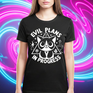 Camiseta Planos de mau em Andamento