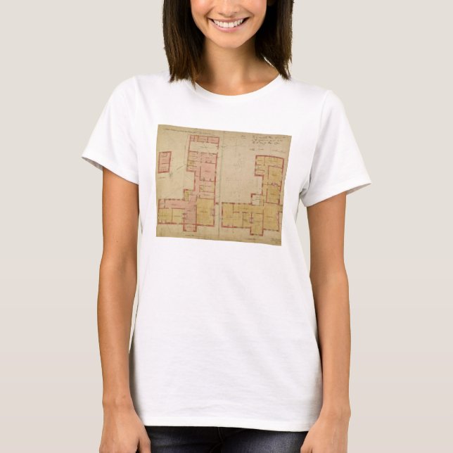 Camiseta Planos para a Casa Vermelha, Bexley Heath, 1859 (c (Frente)