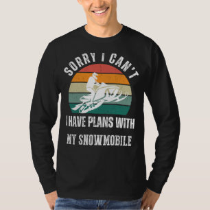 Camiseta Planos Snowmobile Tee: Rindo Para Cima e Adv. De I