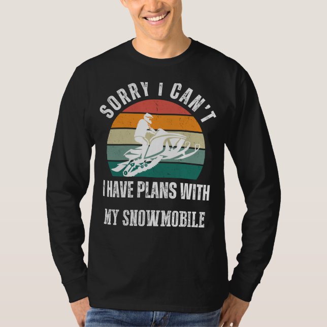 Camiseta Planos Snowmobile Tee: Rindo Para Cima e Adv. De I (Frente)