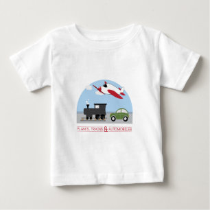 Camiseta Planos, Trains&Automobiles