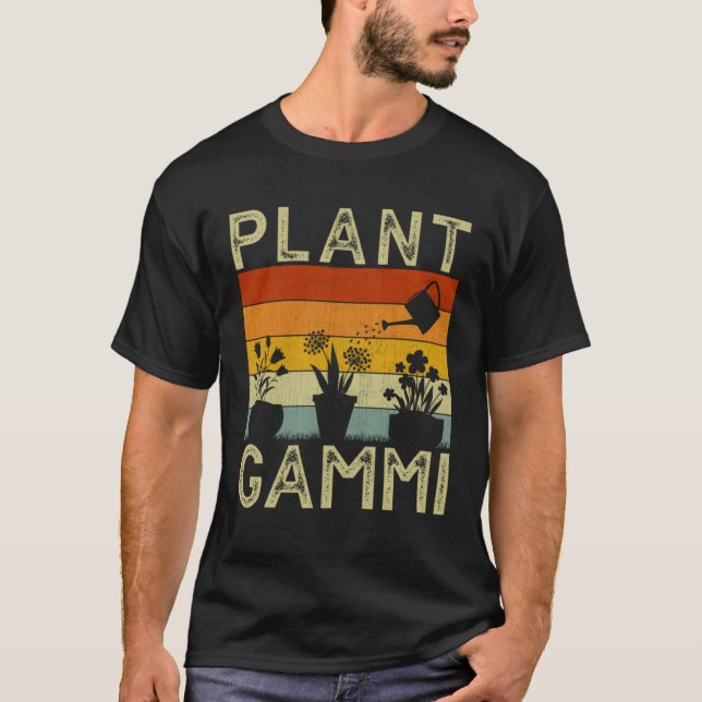 Camiseta Plant  and Gardener  Saying Gardening Gammi (Frente)