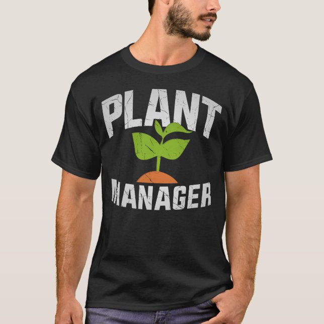 Camiseta Plant Garden Plant Manager (Frente)
