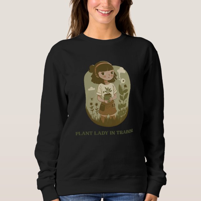 Camiseta Plant Lady in Training Minimalist (Frente)