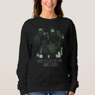 Camiseta Plant Lady When Life Gives You Plants Make A Jungl