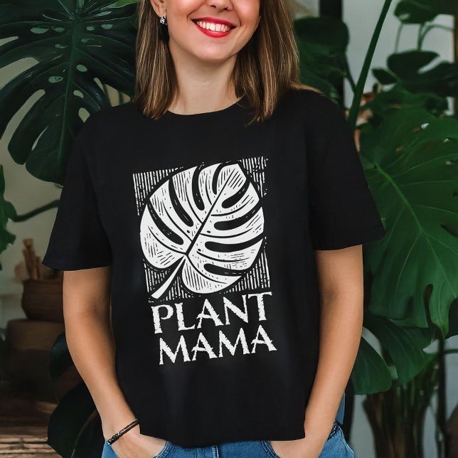 Camiseta Plant Mama Monstera Leaf Nature Lover (Criador carregado)