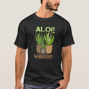 Camiseta Planta Aloe Vera Mulheres Florista Plantas de Jard
