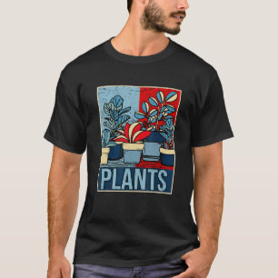 Camiseta Planta Amante Mulher Florista Jardinagem Mãe Plano
