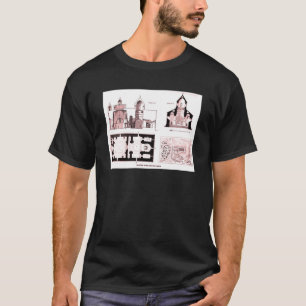 Camiseta Planta baixa e cruz do Mosteiro de São Bartolomeu