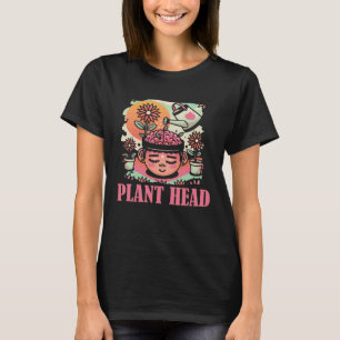 Camiseta Planta Cabeça Plantas Jardim Flores Jardineiro Jar