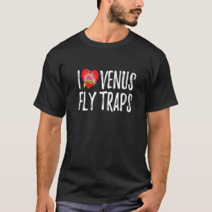 Camiseta Planta Carnívora Eu Adoro Venus Flytraps Garden Bo