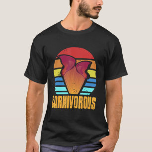 Camiseta Planta Carnívora Retro Vintage Presente de Botânic