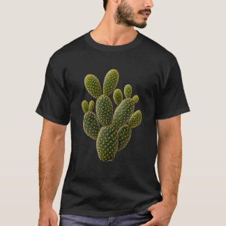 Camiseta Planta de Cactus de Orelha de Coelho do Deserto Bo