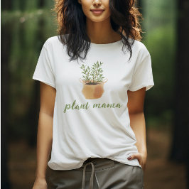Camiseta Planta de jardinagem da mamãe