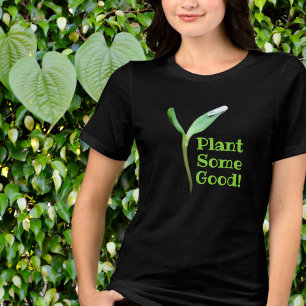Camiseta Planta De Jardineiro Um Bom Sedimento Preto