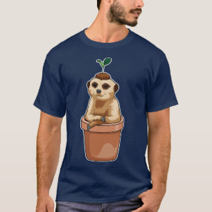 Camiseta Planta de pote de Flor Meerkat