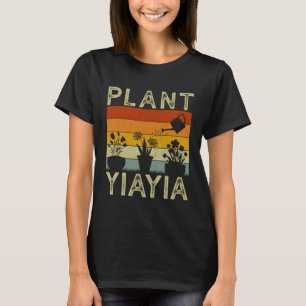 Camiseta Planta e jardineiro dizendo jardinagem Yiayia