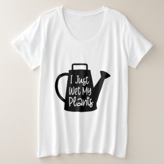 Camiseta Planta Engraçada Humor Molhe minhas Plantas