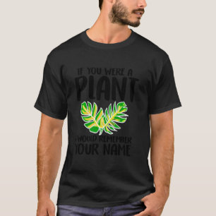 Camiseta Planta Engraçada Para Homens Mulheres Planta Legal