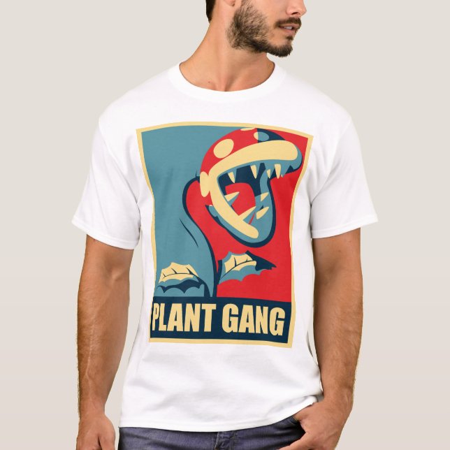 CAMISETA PLANTA GANG (Frente)