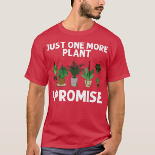 Camiseta Planta legal para homens, jardineira Pote