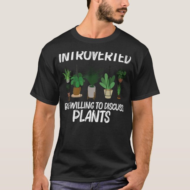 Camiseta Planta legal Para Homens Jardineiras Potes (Frente)