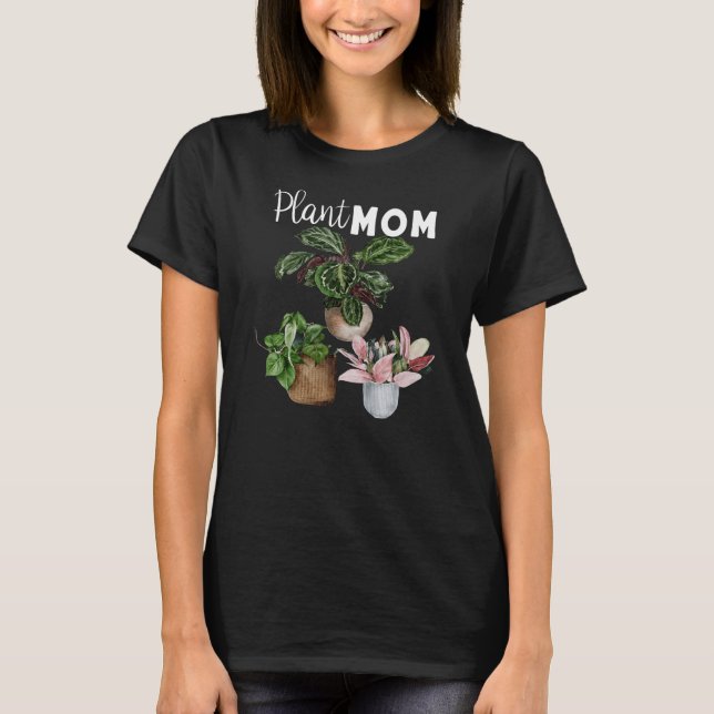 Camiseta Planta Mãe Louca Planta Dama Interior (Frente)
