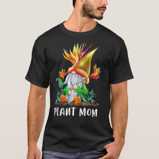 Camiseta Planta Mãe Pássaro De Paraíso Gnomo Gardening Mama