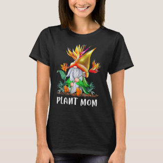 Camiseta Planta Mãe Pássaro De Paraíso Gnomo Gardening Mama