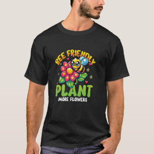 Camiseta Planta Mais Flores Amigas das Abelhas Apicultura A