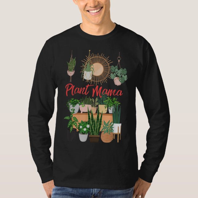 Camiseta Planta Mama Louca Senhora de Planta Mãe Flor Inter (Frente)