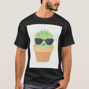 Camiseta Planta Suculenta Mãe Design Kawaii Jardim Interno