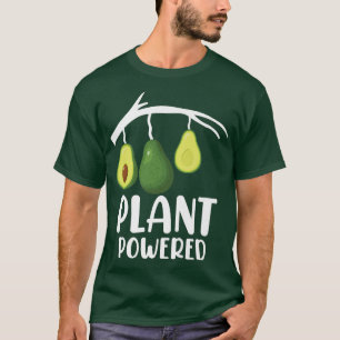 Camiseta Planta Vegetal Baseada em Planta Vegetal Avocado V