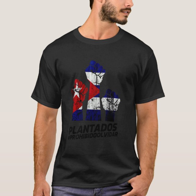 Camiseta Plantados Prohibido Olvidar Cuba Yo Soy San Isid (Frente)