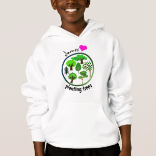 Camiseta Plantando um futuro mais brilhante: Salve a Terra
