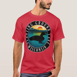 Camiseta Plantar o Ground Lake Wisconsin Loon