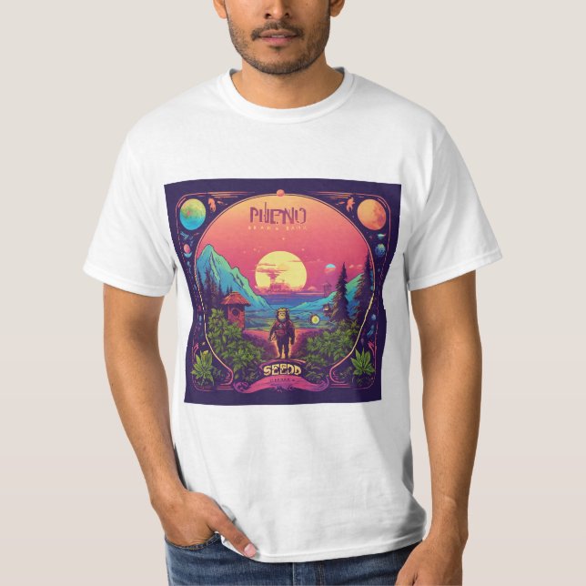 Camiseta "Plantas Ameaçadas Tornam Camisetas: cor (Frente)