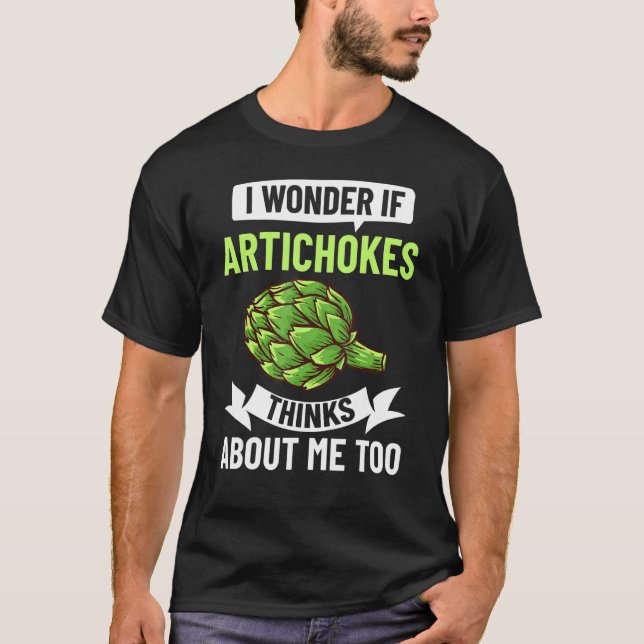 Camiseta Plantas Artichoke Recebem Sementes De Dip De Flor  (Frente)