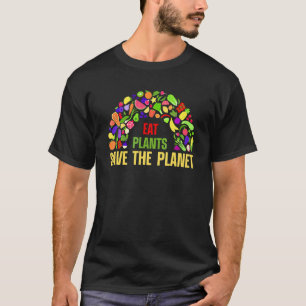 Camiseta Plantas Comidas Salvem O Planeta Vegan Vegetarian