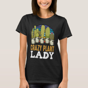 Camiseta Plantas da Senhora Louca por Plantas Florista Jard