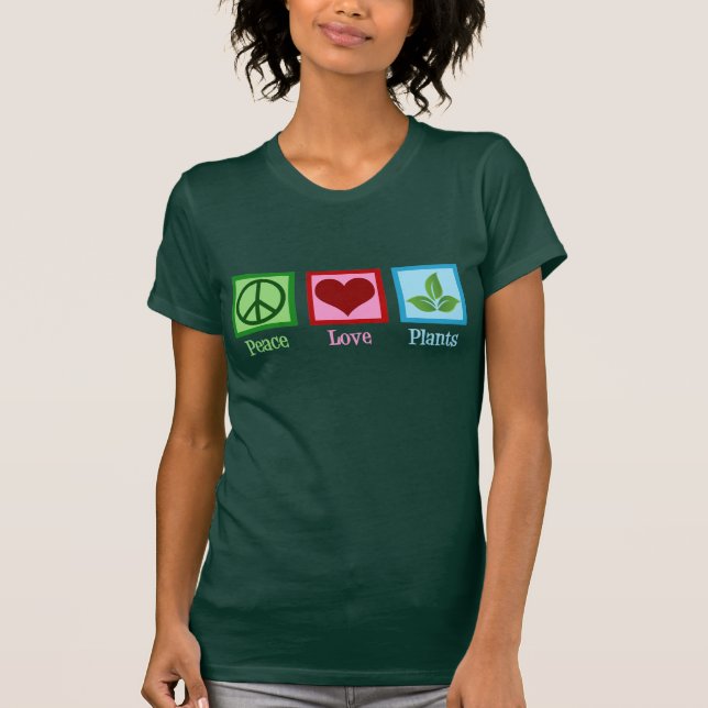 Camiseta Plantas De Amar Pela Paz Em Fábrica (Frente)