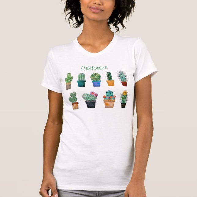 Camiseta Plantas De Cactus Associadas Thunder_Cove (Frente)