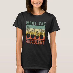 Camiseta Plantas De Cactus Gardening Vintage O Que O Fuccul