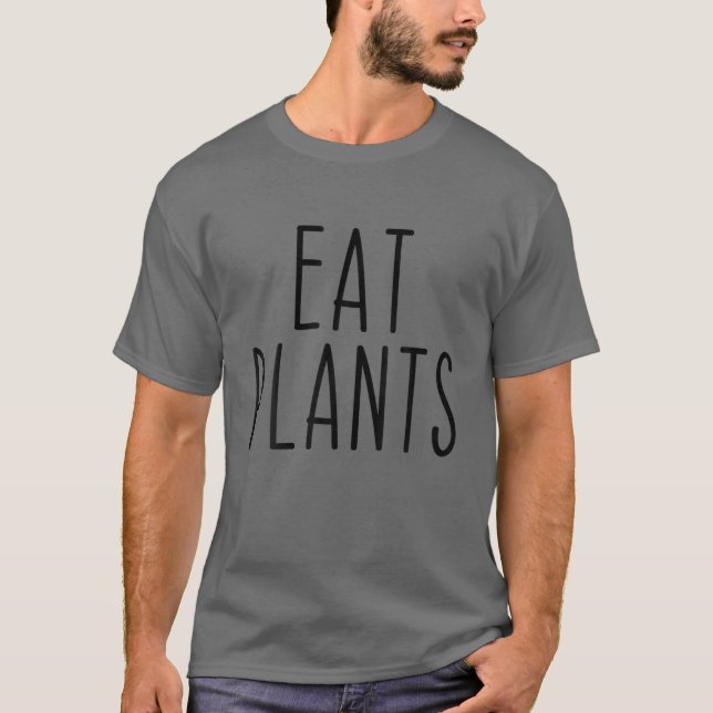 Camiseta Plantas De Comida Plantas Baseadas Em Vegan Vegeta (Frente)
