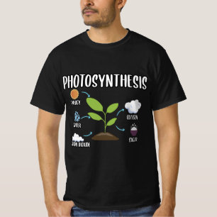 Camiseta Plantas De Jardinagem Fotossíntese Fórea Lover Fam