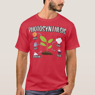 Camiseta Plantas De Jardinagem Fotossíntese Fórea Lover Fam