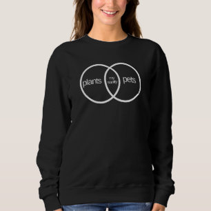 Camiseta Plantas e animais de estimação me mantêm divertido