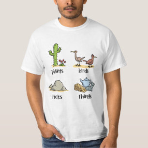 Camiseta Plantas e aves e rochas e coisas do gênero